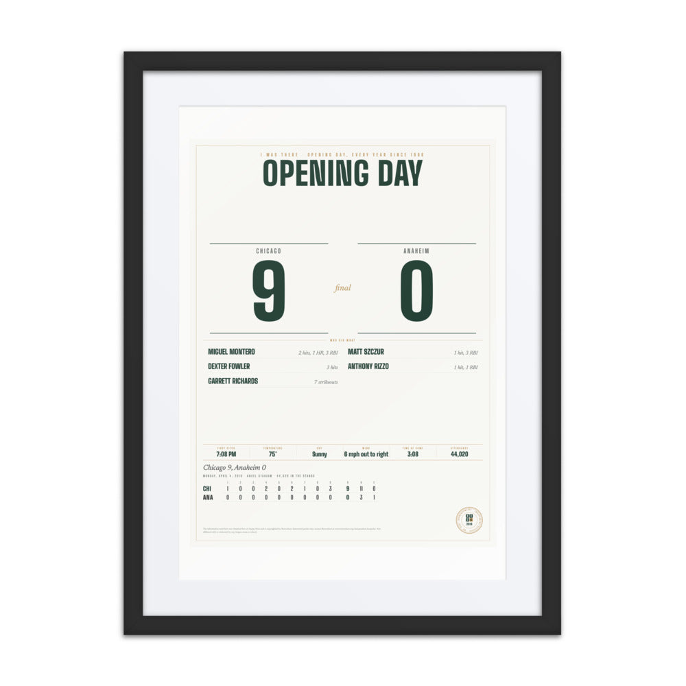 Opening Day print