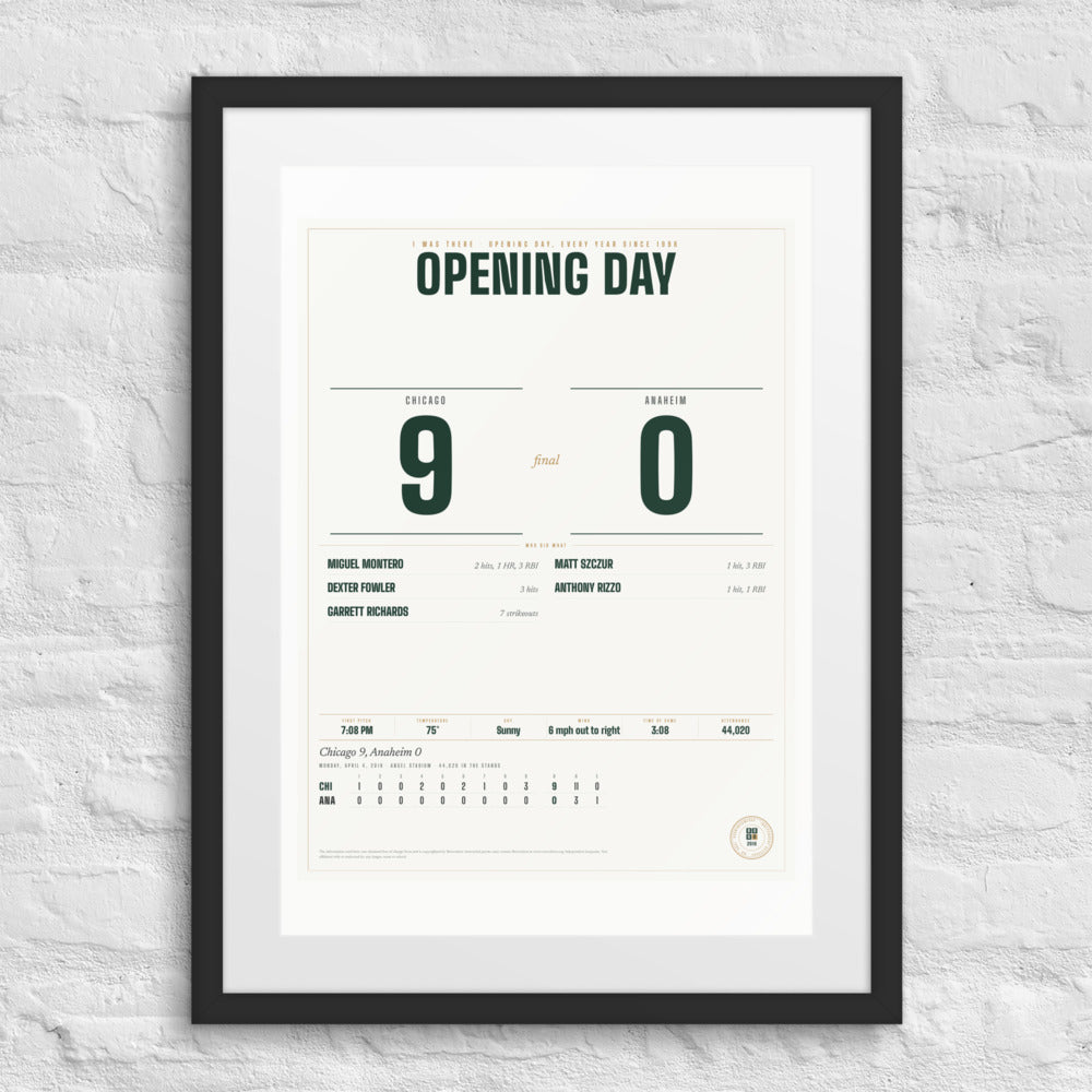 Opening Day print