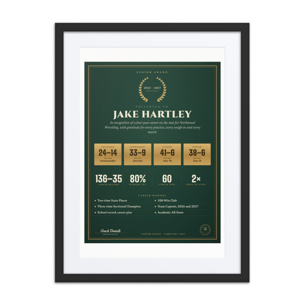 The Senior Award print