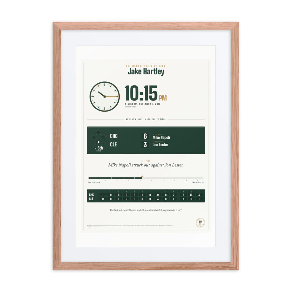 The Moment You Were Born print