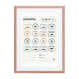 Every Mountain I've Skied print