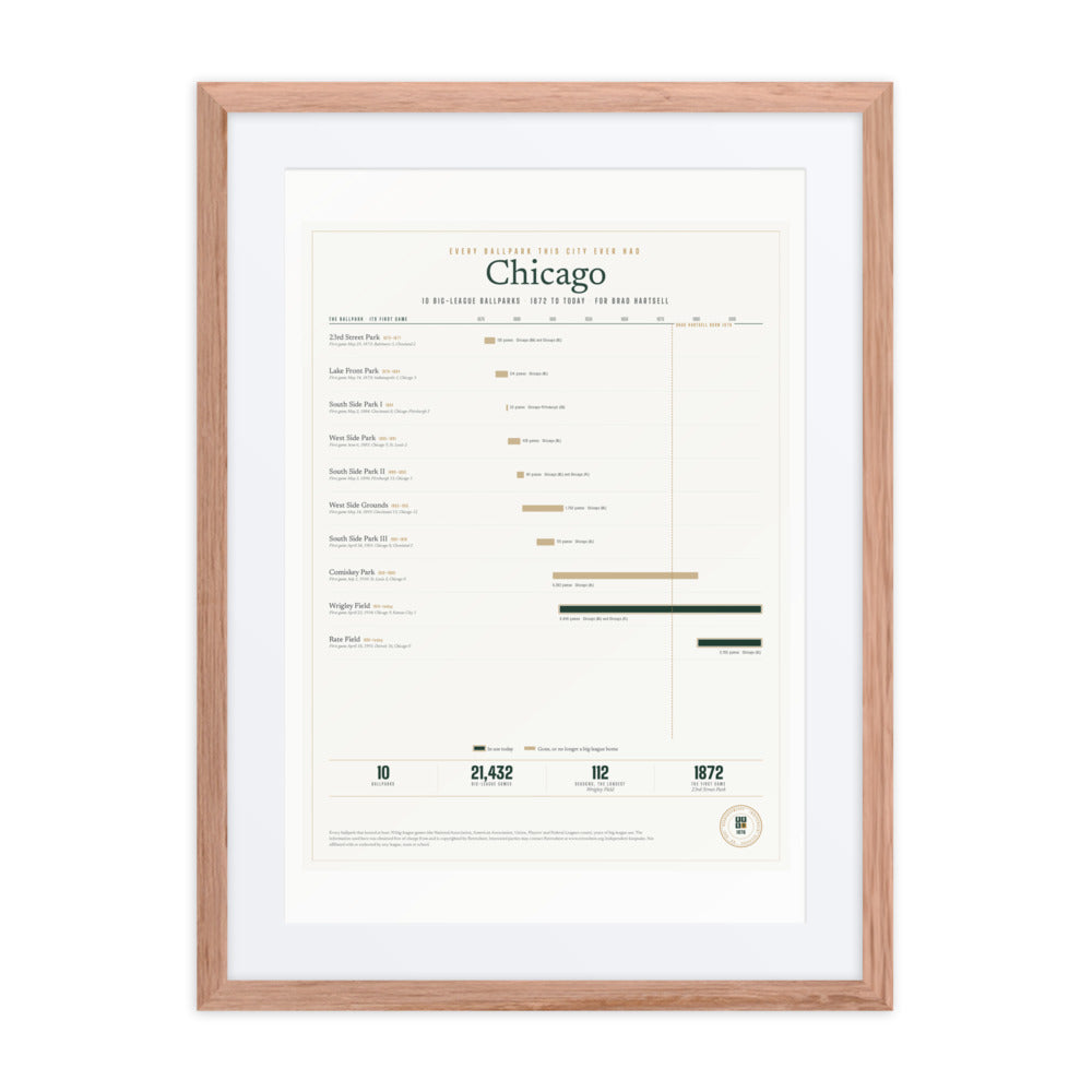 Every Ballpark This City Ever Had print