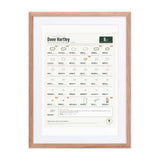 Track Bucket List print