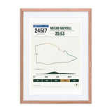 Manchester Road Race Finisher Print print
