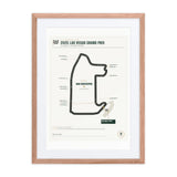 2025 Las Vegas Grand Prix Finish Print print