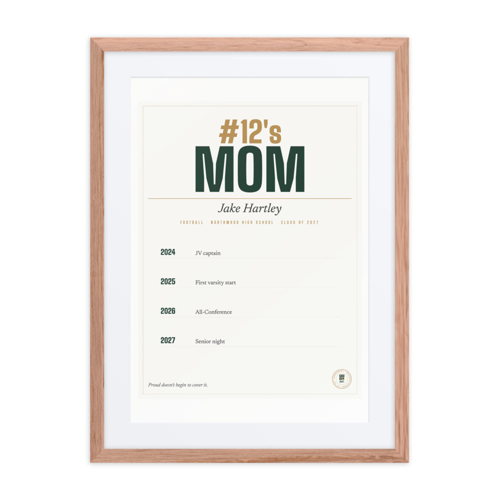 Senior Parent Print and Shirt print