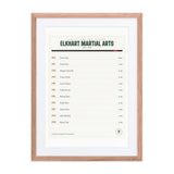 Black Belt Honor Roll print