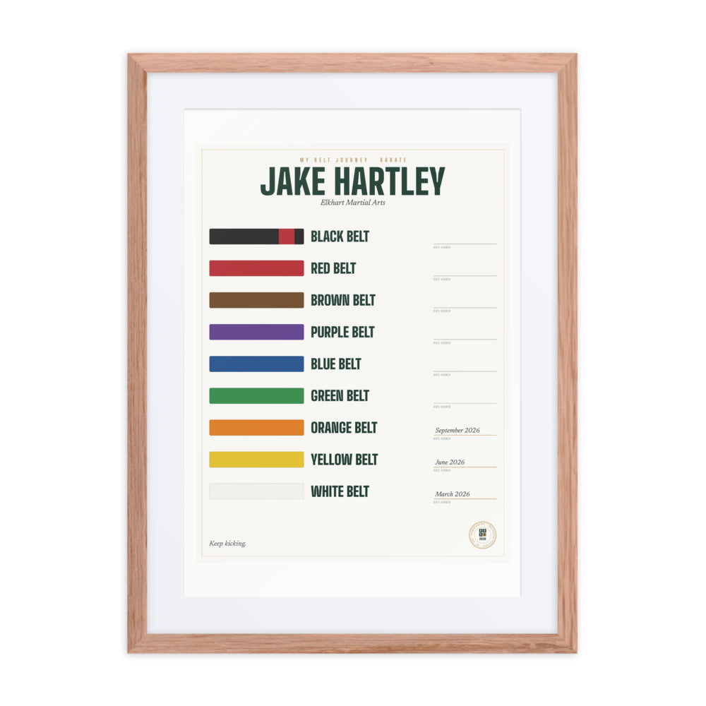 My Belt Journey print