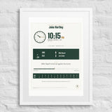 The Moment You Were Born print