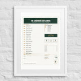 League Lore print