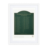 Club Champions Board print