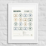 Every Mountain I've Skied print