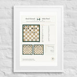 The Game Chess Print print