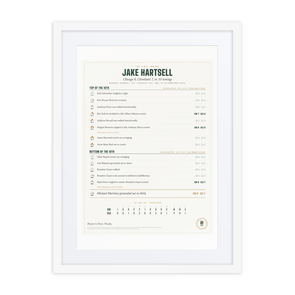 The Final Inning, or The Final Drive print