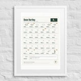 Track Bucket List print