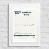 Colfax Marathon Finisher Print print