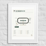 2011 Indianapolis 500 Finish Print print