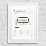 2026 Indianapolis 500 Finish Print print