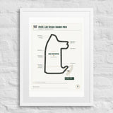 2025 Las Vegas Grand Prix Finish Print print