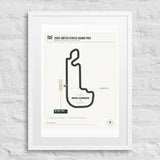 2005 United States Grand Prix Finish Print print