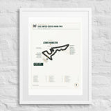 2012 United States Grand Prix Finish Print print