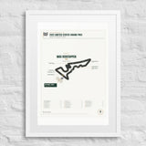 2021 United States Grand Prix Finish Print print