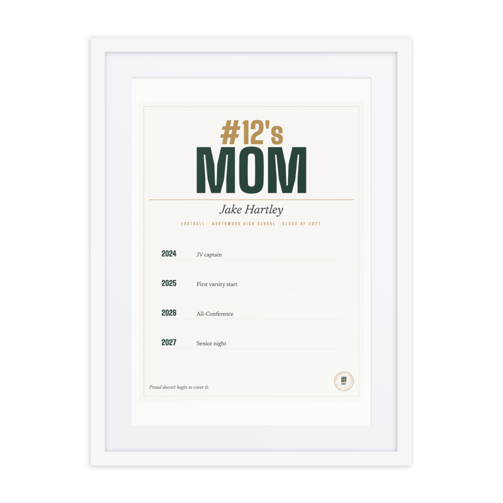 Senior Parent Print and Shirt print