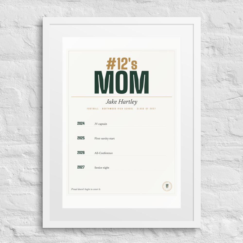 Senior Parent Print and Shirt print
