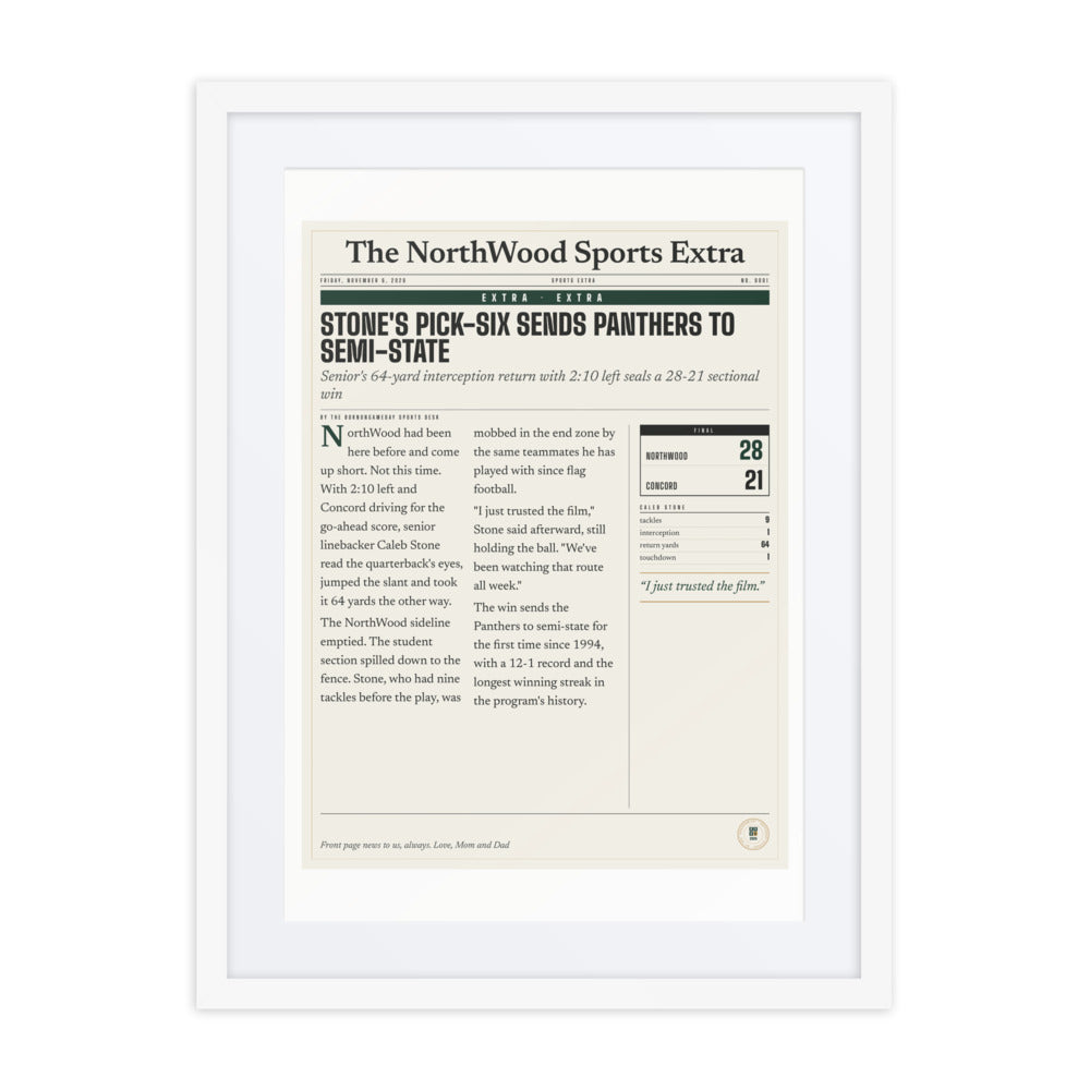 The Front Page print