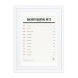 Black Belt Honor Roll print