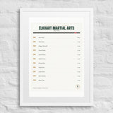 Black Belt Honor Roll print
