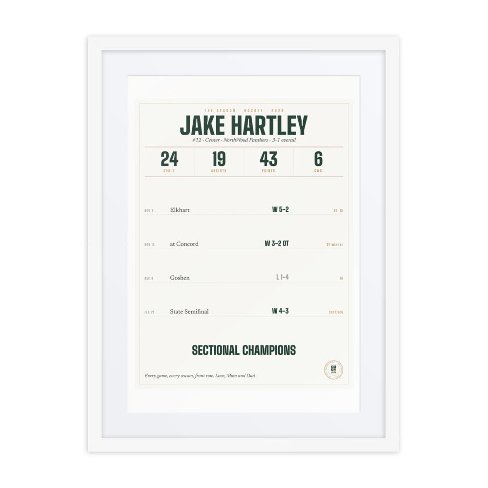 The Season, Hockey print