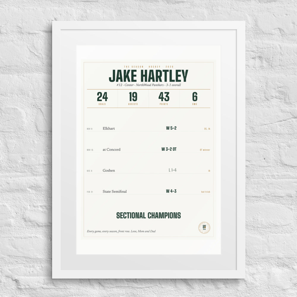 The Season, Hockey print