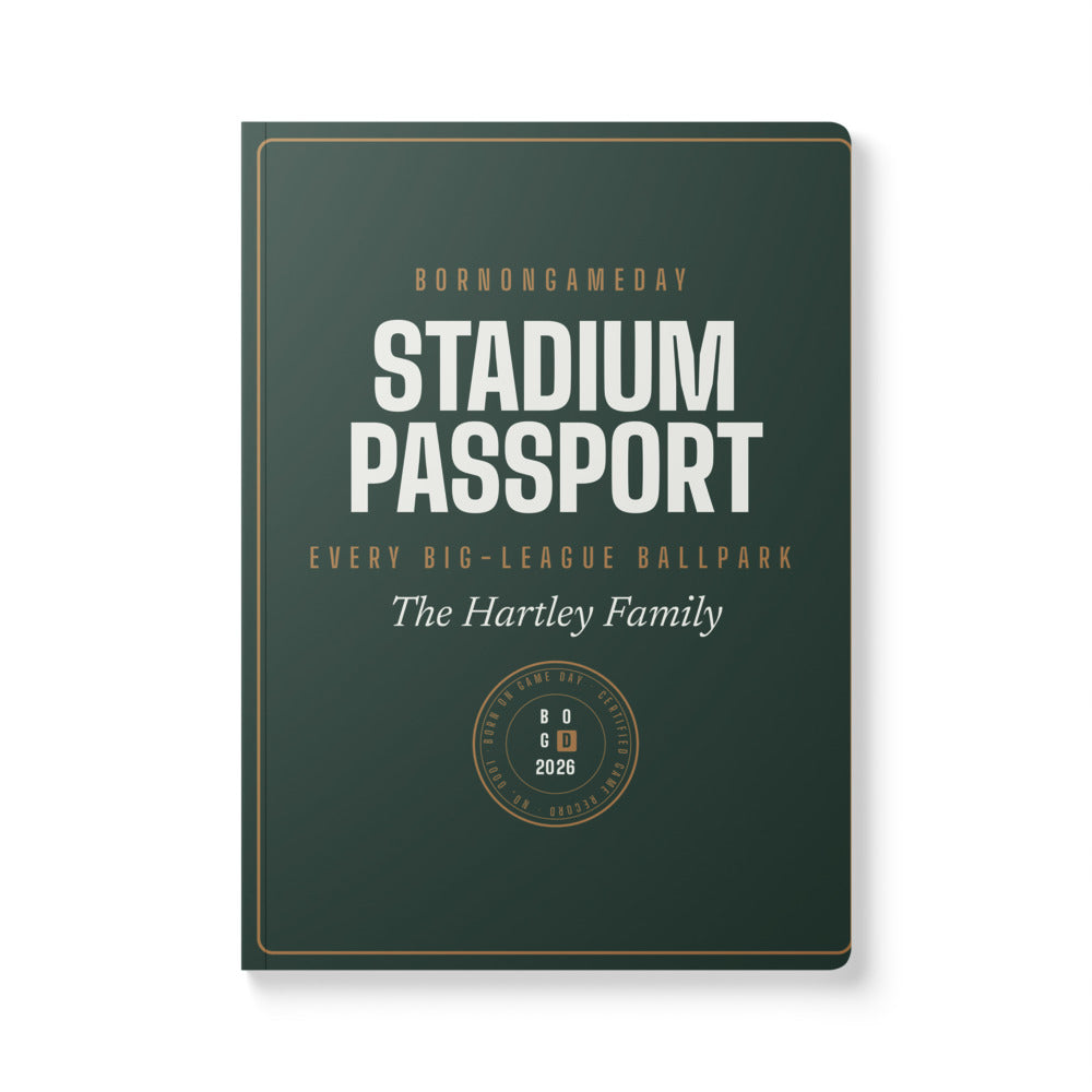 Journal with a personalized box score design