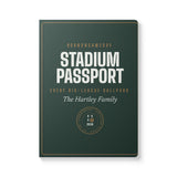 Journal with a personalized box score design