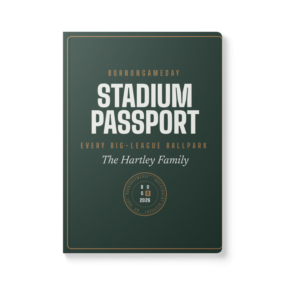 Journal with a personalized box score design