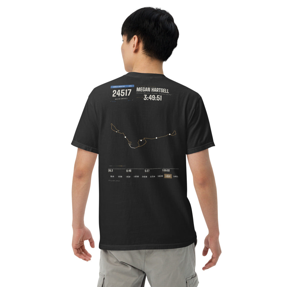 Honolulu Marathon Finisher shirt, worn