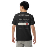 Rank Promotion Certificate shirt, worn