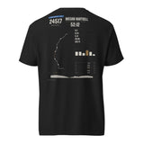Peachtree Road Race Finisher shirt, worn