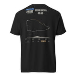 Manchester Road Race Finisher shirt, worn