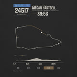 Manchester Road Race Finisher shirt, worn