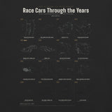 Race Cars Through the Years shirt, worn