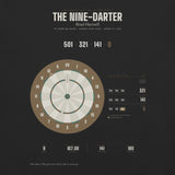 The Nine-Darter shirt, worn