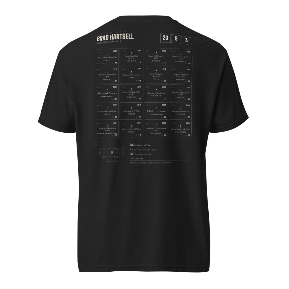 Every Course I've Played shirt, worn