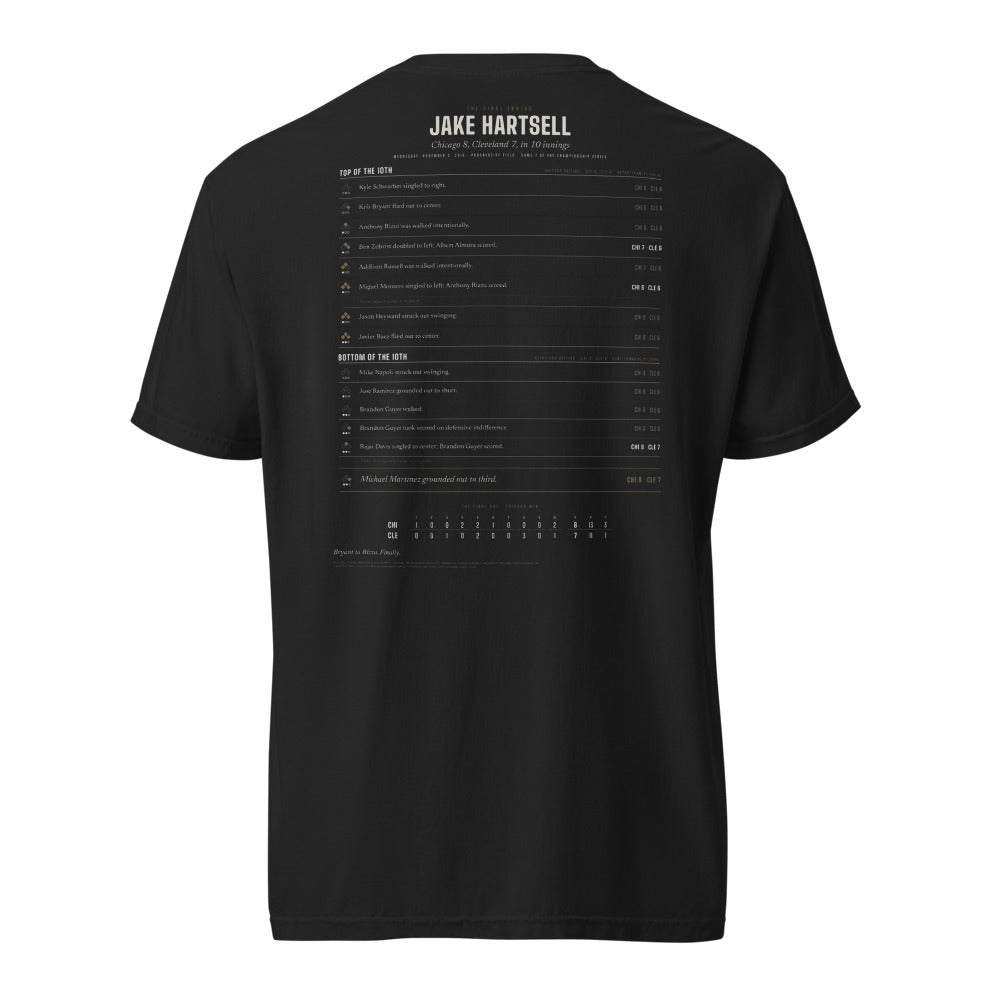The Final Inning, or The Final Drive shirt, worn
