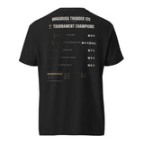 The Tournament Run shirt, worn