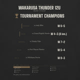 The Tournament Run shirt, worn