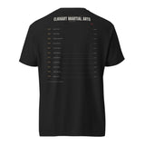 Black Belt Honor Roll shirt, worn