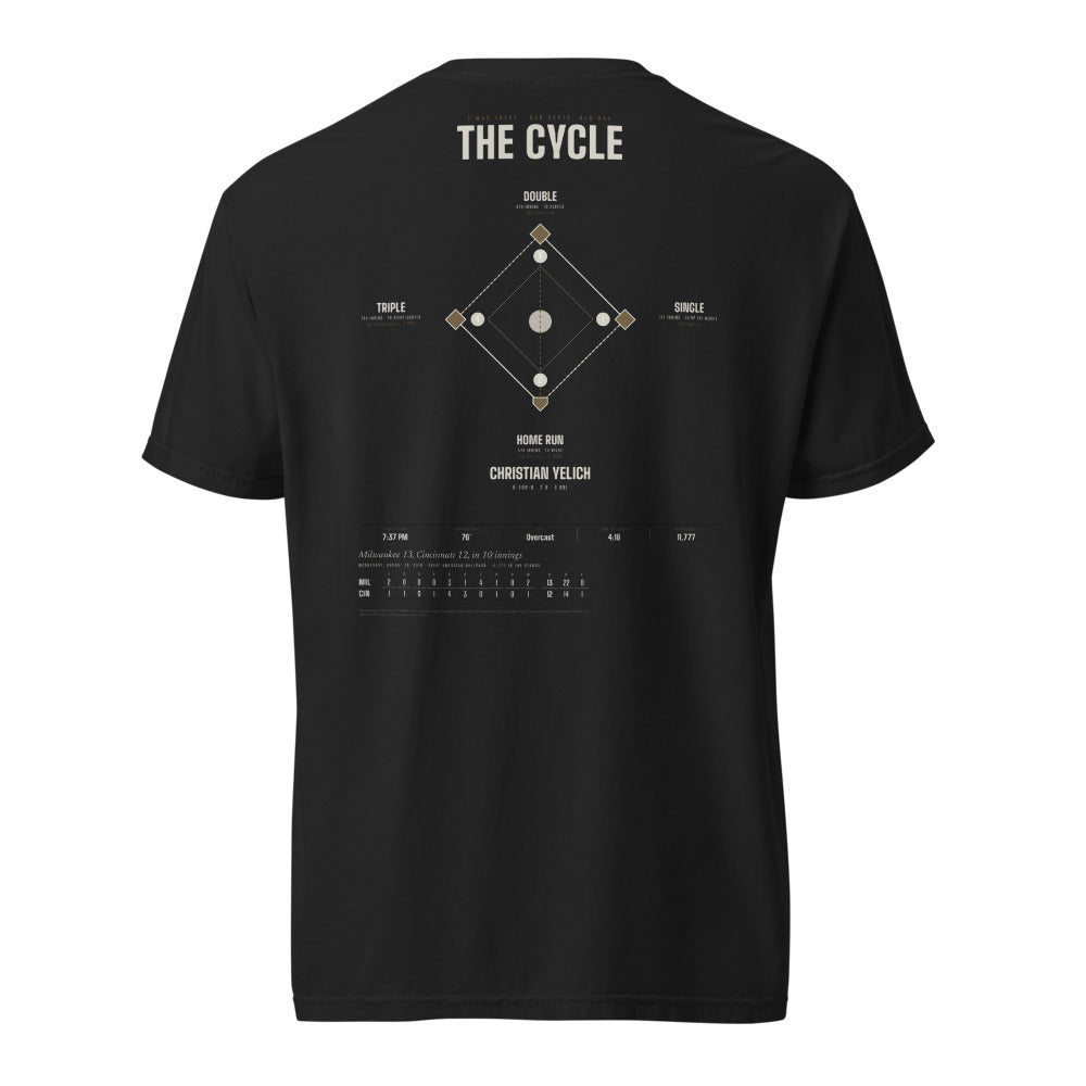 The Cycle shirt, worn