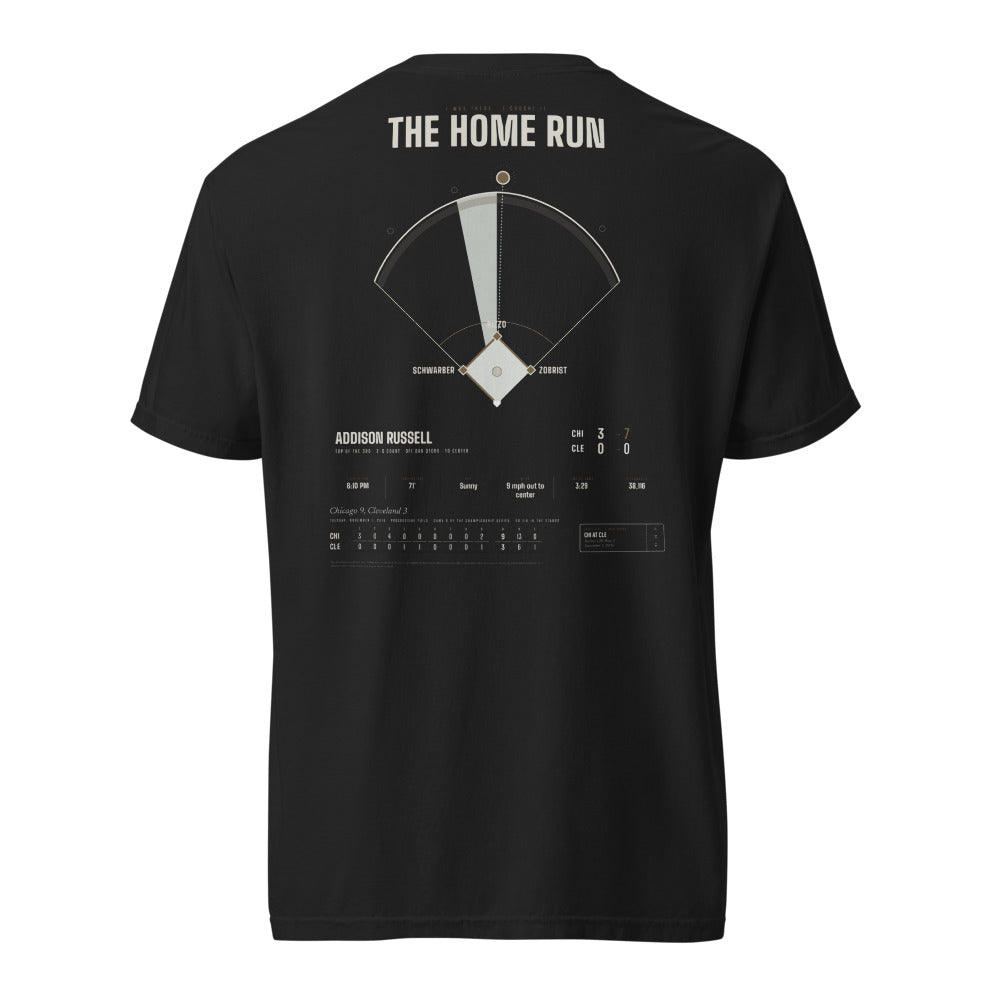 The Home Run shirt, worn